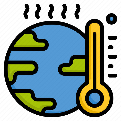 Earth, global, global warming, temperature, thermometer, world icon - Download on Iconfinder