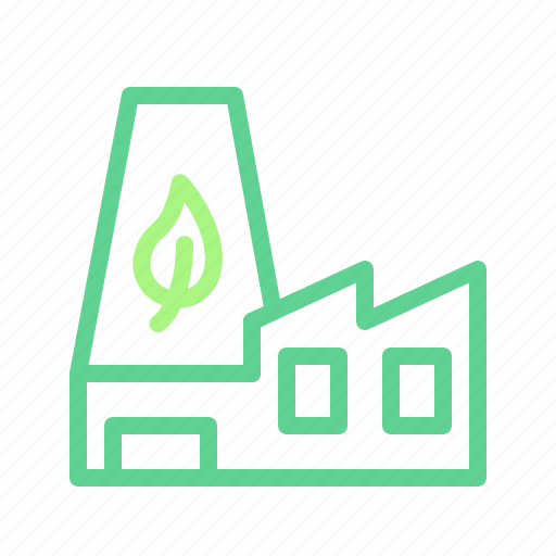 Green factory, factory, eco factory, green power, environment, ecology, energy icon - Download on Iconfinder