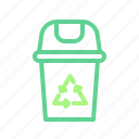 recycle bin, zero waste, trash bin, garbage, ecology, environment, green