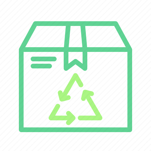 Eco box, box, eco friendly, ecology, package, shipping, environment icon - Download on Iconfinder