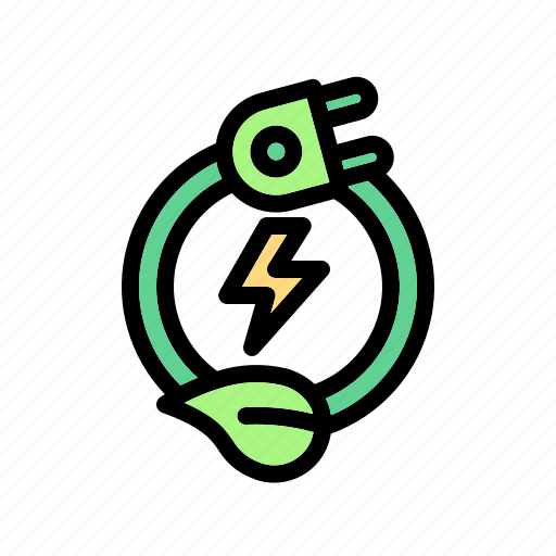 Green energy, plug, leaf, power, energy, sustainability, ecology icon - Download on Iconfinder