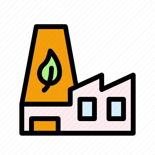 Green factory, eco factory, factory, green power, environment, ecology, plant icon - Download on Iconfinder