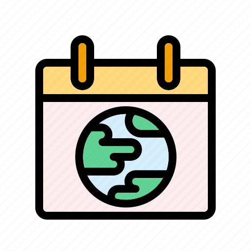 Earth day, calendar, date, event, ecology, environment, time icon - Download on Iconfinder