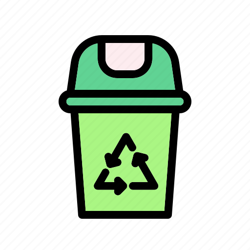 Recycle bin, zero waste, trash bin, garbage, ecology, environment, eco icon - Download on Iconfinder