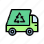recycling truck, trash truck, garbage truck, recycling, environment, ecology, truck 