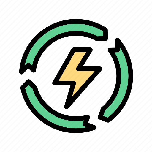 Renewable energy, energy, power, ecology, eco friendly, bolt, environment icon - Download on Iconfinder