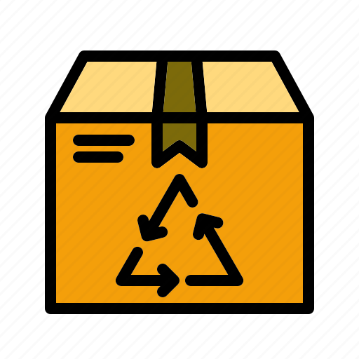 Eco box, box, eco friendly, ecology, packaging, cardboard, environment icon - Download on Iconfinder