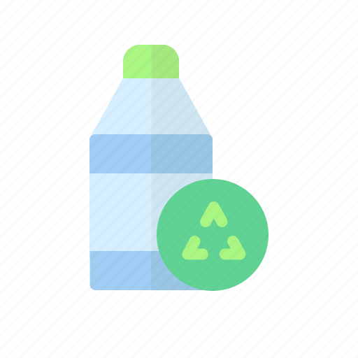 Recycling bottle, plastic bottle, recycle sign, plastic, bottle, ecology, environment icon - Download on Iconfinder