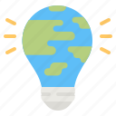 ecology, earth, light, global, bulb