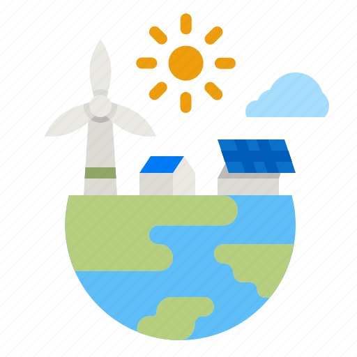 Ecology, world, town, sustainability, nature icon - Download on Iconfinder