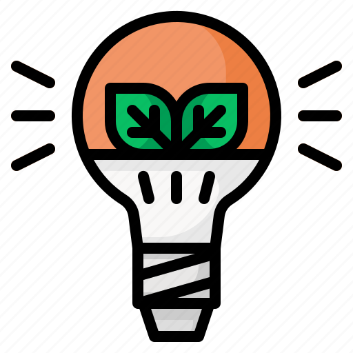 Ecology, leaf, lightbulb, light, eco icon - Download on Iconfinder