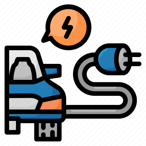 Electric, car, charging, ev, ecology icon - Download on Iconfinder