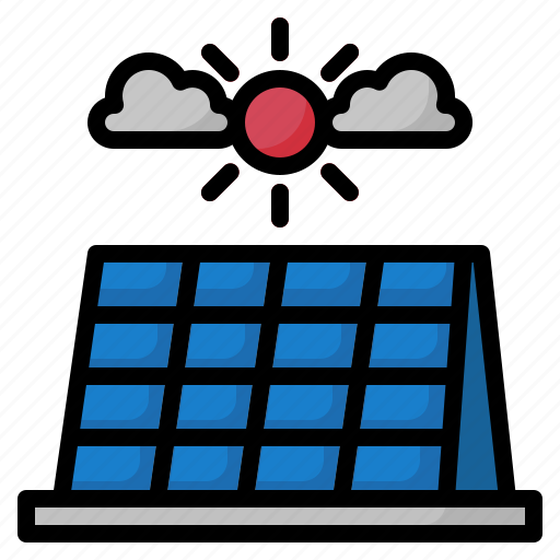 Solar, cell, cloud, energy, ecology icon - Download on Iconfinder