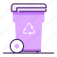 recycle, bin, recycling, garbage, remove, trash 