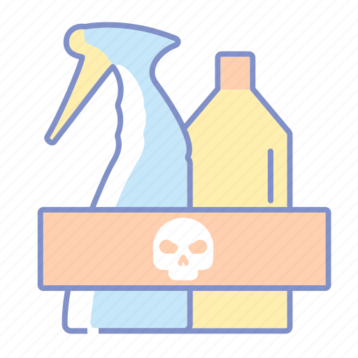 Ecology, environment, pollution, poisoned, scull, household chemicals icon - Download on Iconfinder