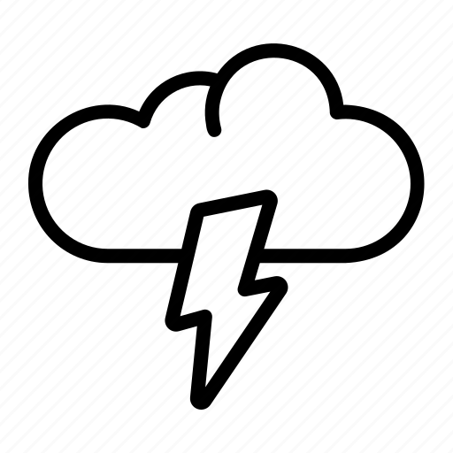 Thunder, rain, weather, nature icon - Download on Iconfinder
