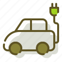 car, electric, electricity, green