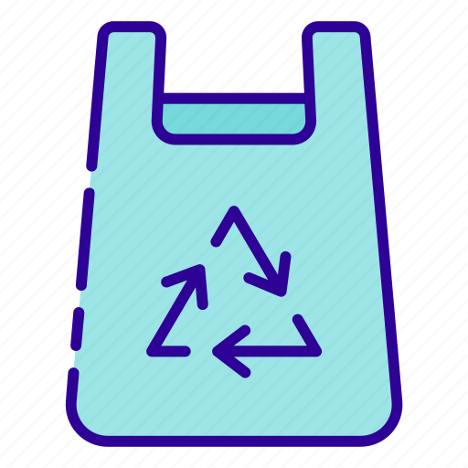 Plastic, recycle, shopping, ecology, no plastic, recycling, reuse icon - Download on Iconfinder