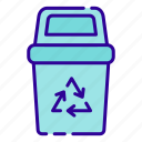 recycle bin, recycle, bin, waste, recycling, eco, ecology, trash, garbage