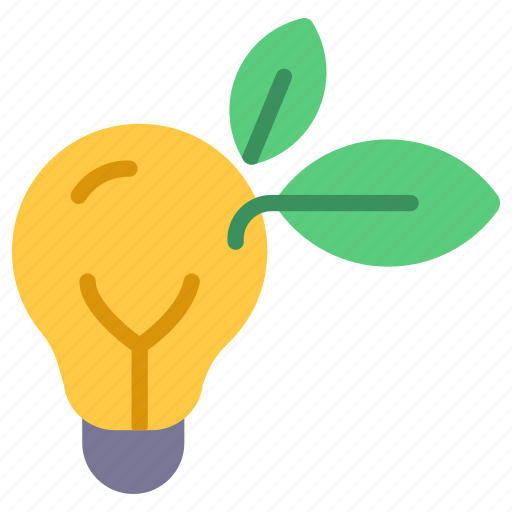 Eco, ecology, friendly, nature, bulb, electricity, electric icon - Download on Iconfinder