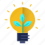 ecology, electricity, go green, green, growth, idea, think 