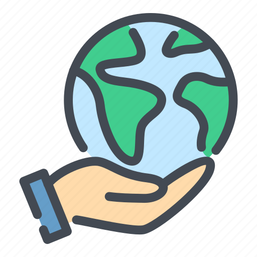 Earth, eco, ecology, environment, hand, nature, planet icon - Download on Iconfinder