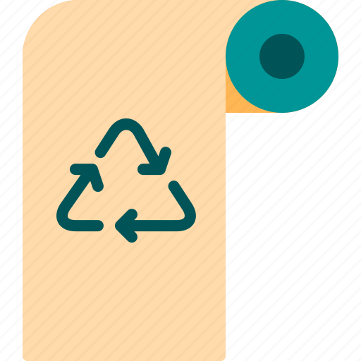 Recycle, reusable, arrow, toilet, paper icon - Download on Iconfinder