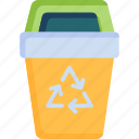 recycling, bin, trash, waste, garbage