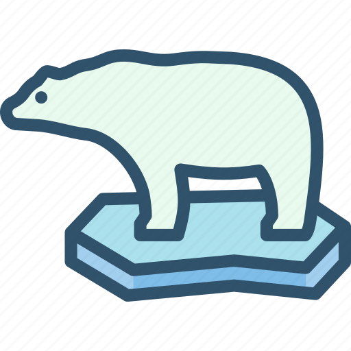 Bear, global warming, iceberg, polar icon - Download on Iconfinder