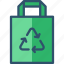 bag, recycle, recycling, reusable 