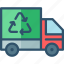 dustcart, garbage, recycle, recycling, truck 