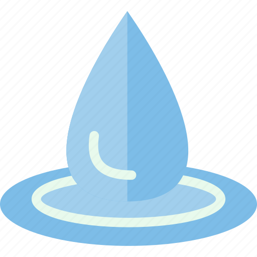 Drip, drop, raindrop, ripple, water icon - Download on Iconfinder