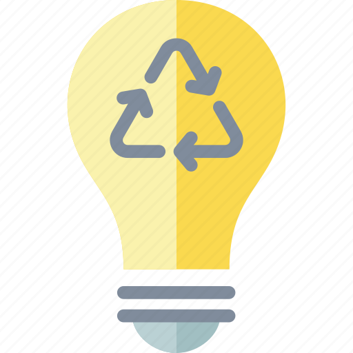 Bulb, energy, light, recycle, recycling icon - Download on Iconfinder
