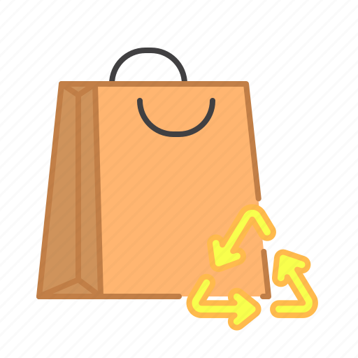 Ecology, environment, bag, recycle, recycling, reuse, tote icon - Download on Iconfinder