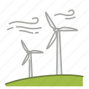 eco, ecology, environment, mill, turbine, wind