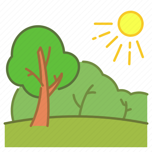 Eco, ecology, environment, nature, forest, green, sun icon - Download on Iconfinder