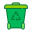bin, eco, ecology, trash, waste 