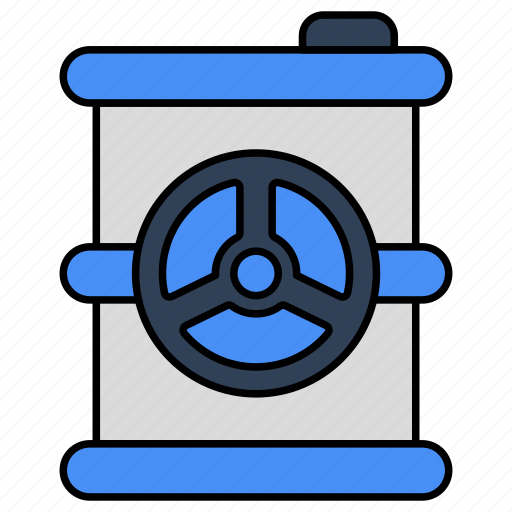 Radioactive drum, radioactive barrel, nuclear drum, nuclear barrel, radioactive cask icon - Download on Iconfinder