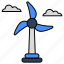 windmill, wind turbine, wind generator, aerogenerator, wind energy 