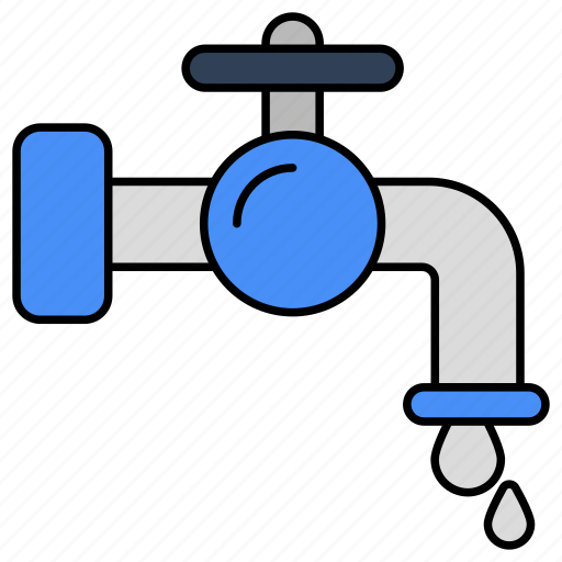 Water tap, faucet, spigot, plumbing, turn on water icon - Download on Iconfinder