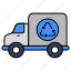 eco truck, vehicle, automobile, automotive, transport 