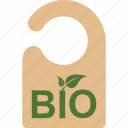 bio, eco, ecology, green, label, nature, plant, product