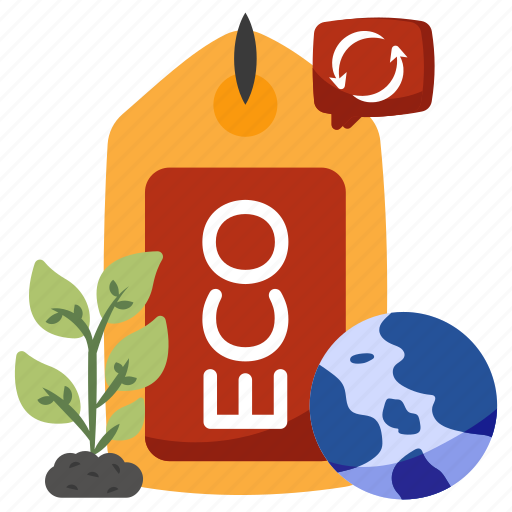 Eco tag, eco label, eco card, eco coupon, ecology tag icon - Download on Iconfinder
