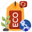 eco tag, eco label, eco card, eco coupon, ecology tag 