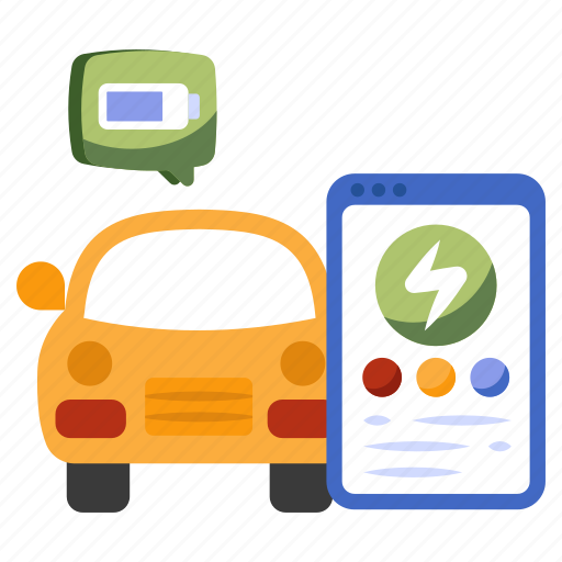 Electric car, electric vehicle, autonomous car, autonomous vehicle, car charging icon - Download on Iconfinder