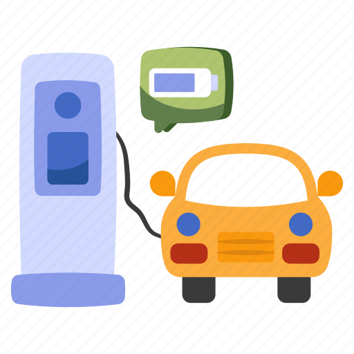 Electric car, electric vehicle, autonomous car, autonomous vehicle, car charging icon - Download on Iconfinder