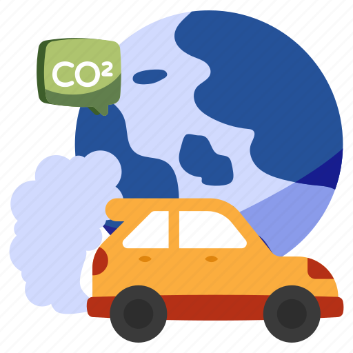 Co2 emission, co2 gas, carbon dioxide, car smoke, car exhaust icon - Download on Iconfinder