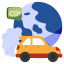 co2 emission, co2 gas, carbon dioxide, car smoke, car exhaust 