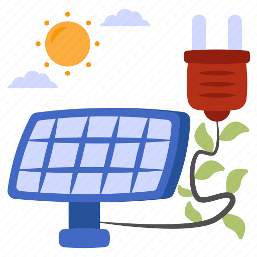 Renewable energy, clean energy, renewable power, windmill, solar power icon - Download on Iconfinder