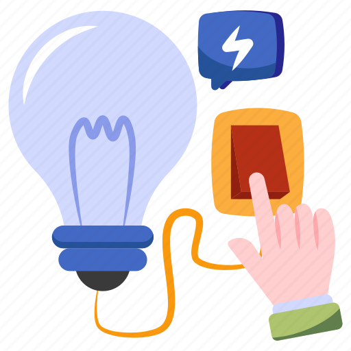 Electric bulb, electric light, lightbulb, illumination, luminous icon - Download on Iconfinder